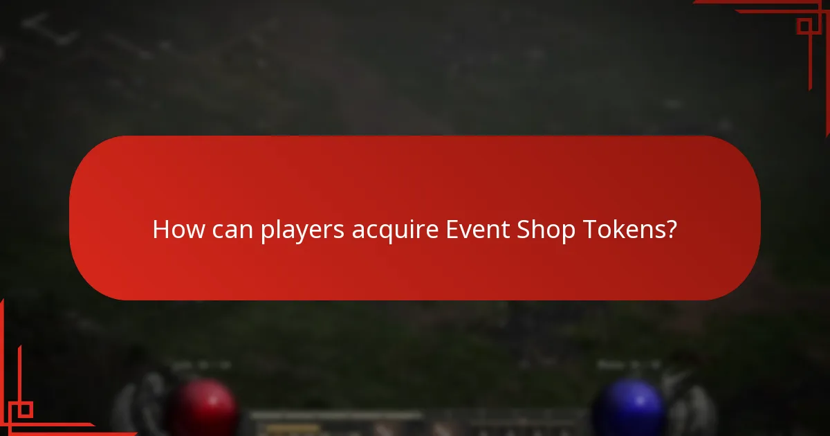 How can players acquire Event Shop Tokens?