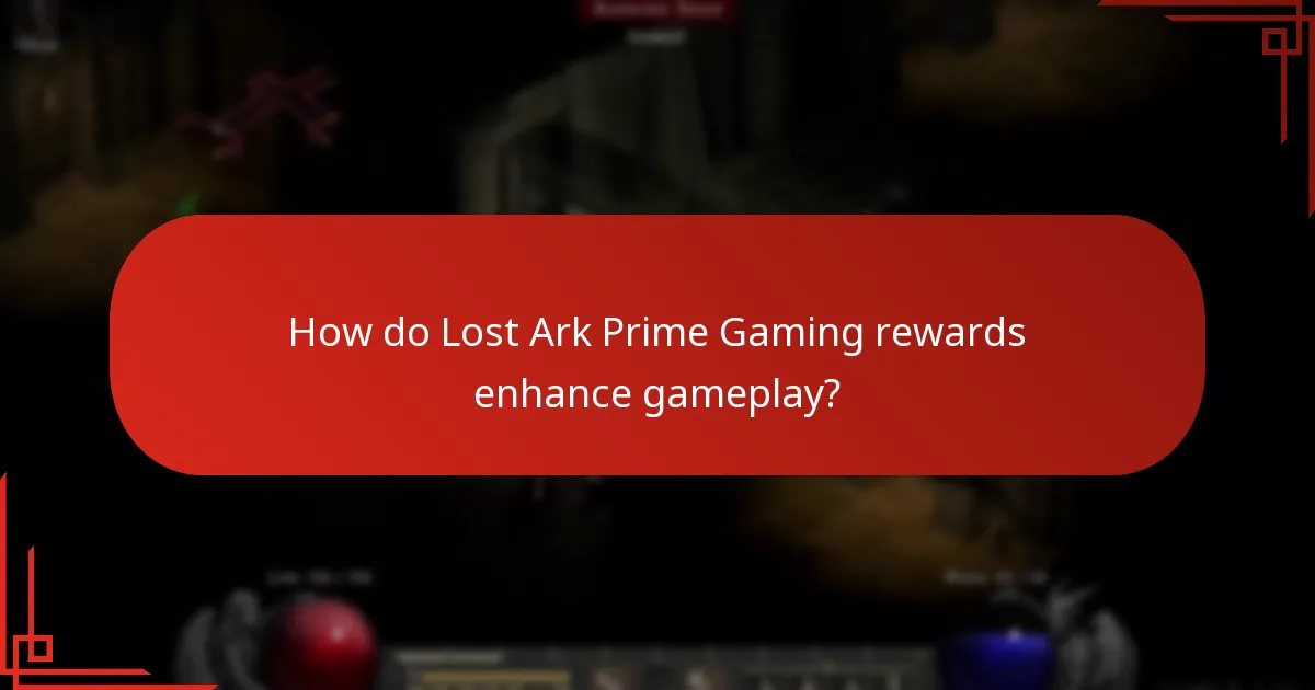 What are the current and upcoming Lost Ark Prime Gaming rewards?