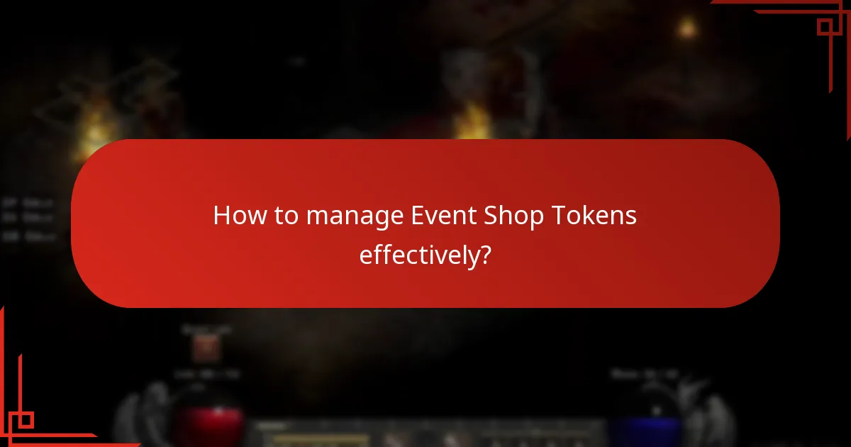 How to redeem Event Shop Tokens?